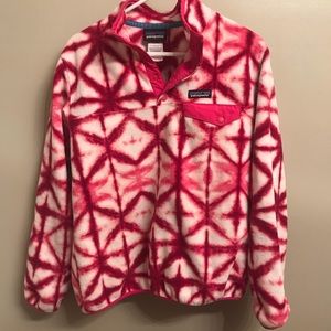 🐰Patagonia Synchilla Pink Tie Dye Pullover🐰